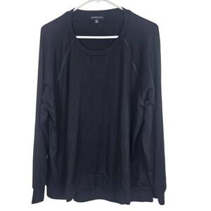 Beyond Yoga Sweater Knit Sweater Women M Black Pullover Sweater Women Crew Neck